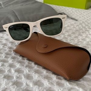Ray-Ban WHITE Wayfarer Classic Sunglasses